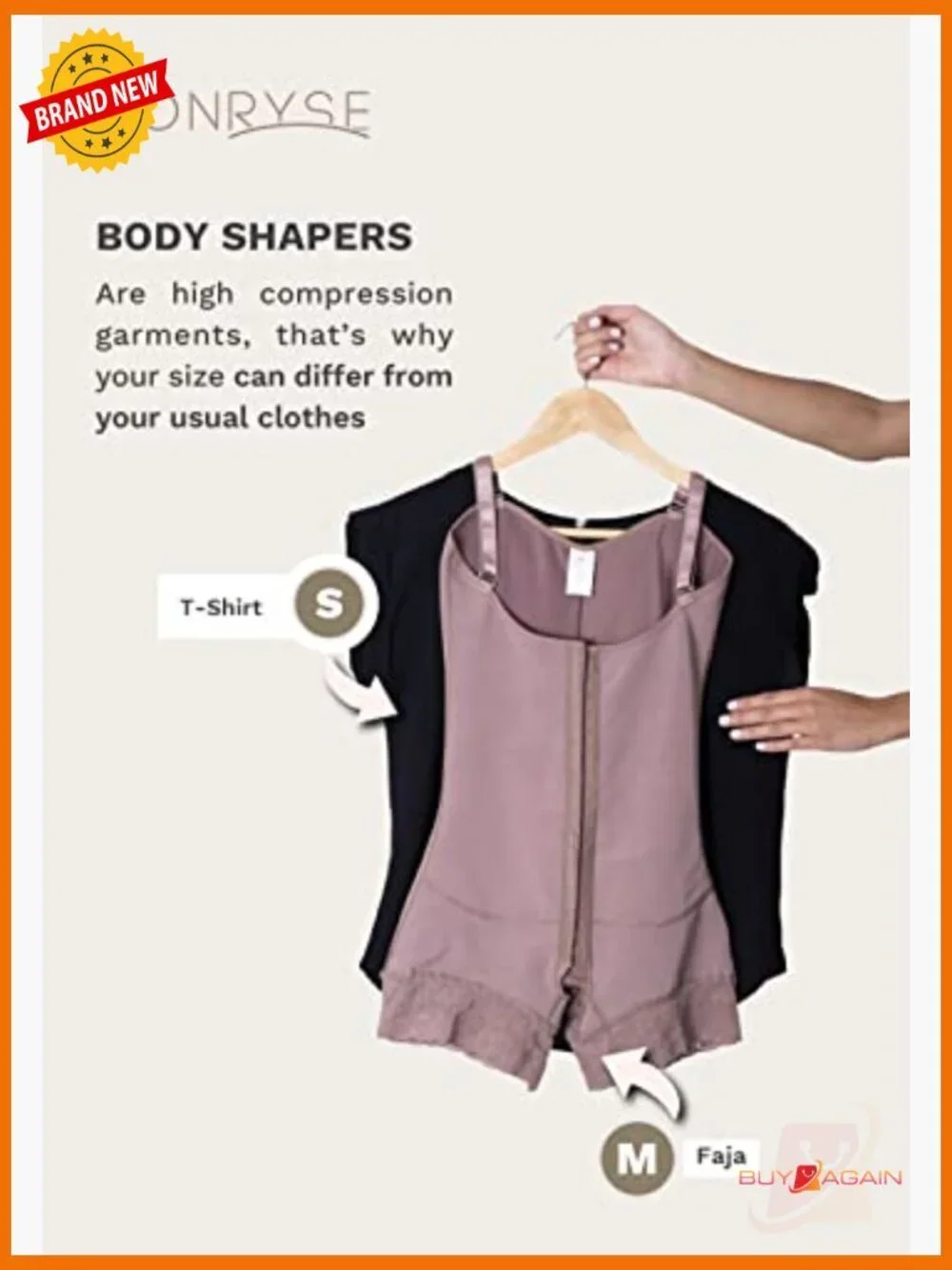 Colombian Postpartum Shapewear Bodysuit Front Zipper Tummy Control